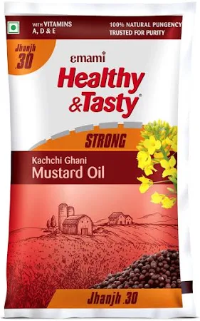 Emami Healthy & Tasty Kachi Ghani Mustard Oil